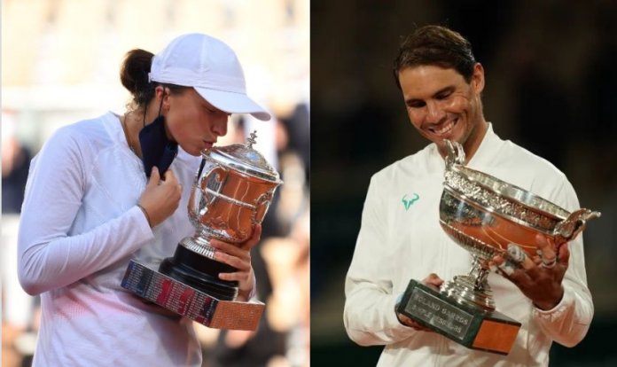 Iga Swiatek y Rafael Nadal son los mejores del Roland Garros 2020. (@rolandgarros)