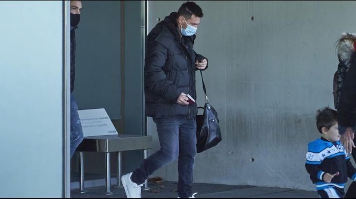Leo Messi ya está de regreso en Barcelona tras seis días en Rosario