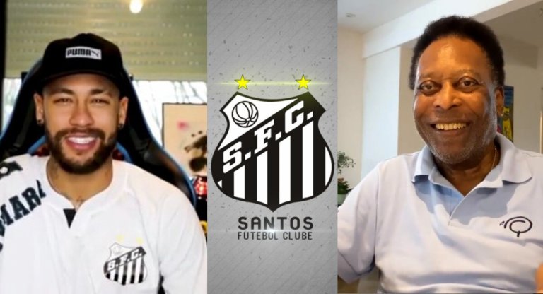 Neymar y Pelé envían mensaje de aliento al Santos de cara a la final de la Copa Libertadores